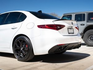 Alfa Romeo Giulia Trunk Spoiler - Carbon Fiber - QV Style - Feroce Carbon - Forged Carbon